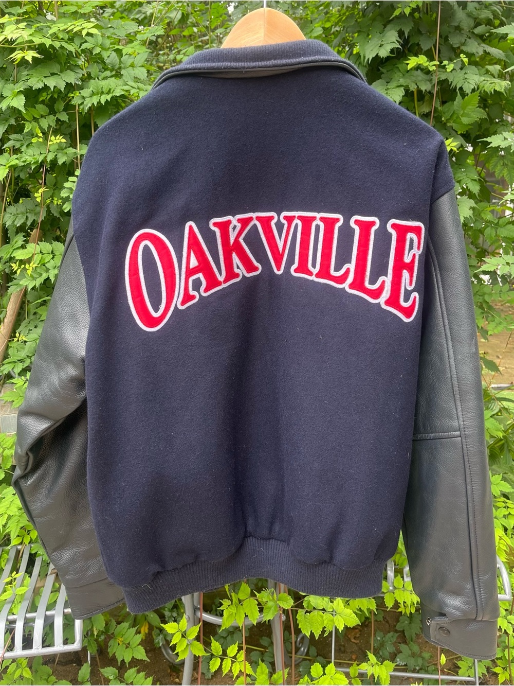 North End Oakville Rangers Wool Varsity Letterman Jacket | Size Medium